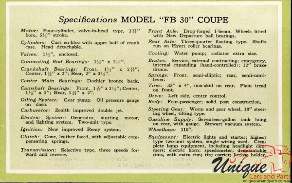 1922 Chevrolet Brochure Page 4